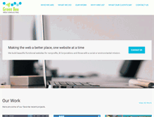 Tablet Screenshot of greenbee-web.com